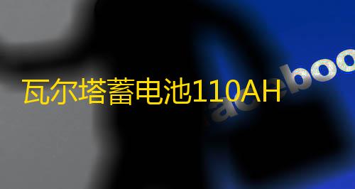 瓦尔塔蓄电池110AH保时捷卡宴奥迪Q7 A6L 大众途锐Q5 A8L汽车电瓶